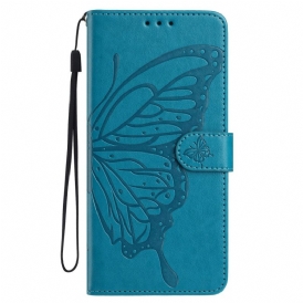 Läderfodral Google Pixel 10 Pro Xl Telefonfodral Fjärilsdesign