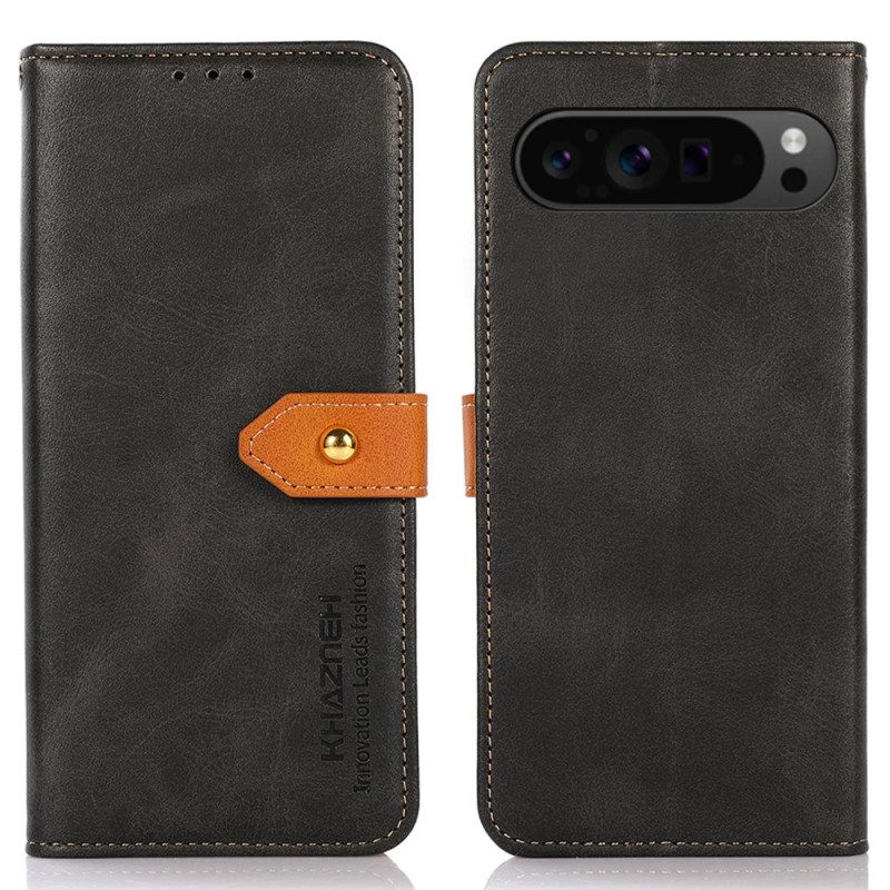 Läderfodral Google Pixel 10 Pro Xl Telefonfodral Khazneh