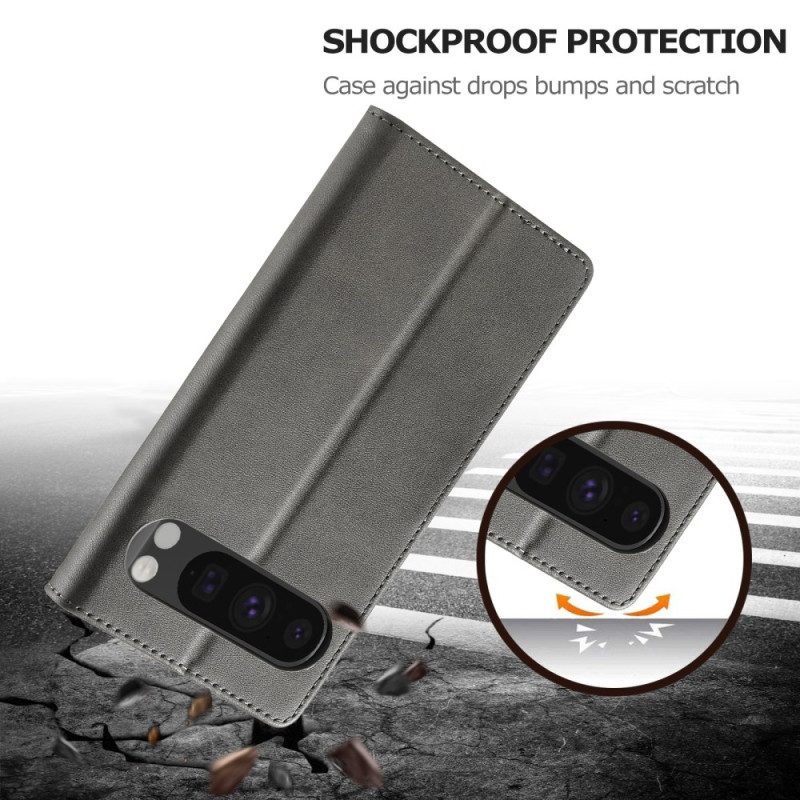 Läderfodral Google Pixel 10 Pro Xl Telefonfodral Lc.imeeke