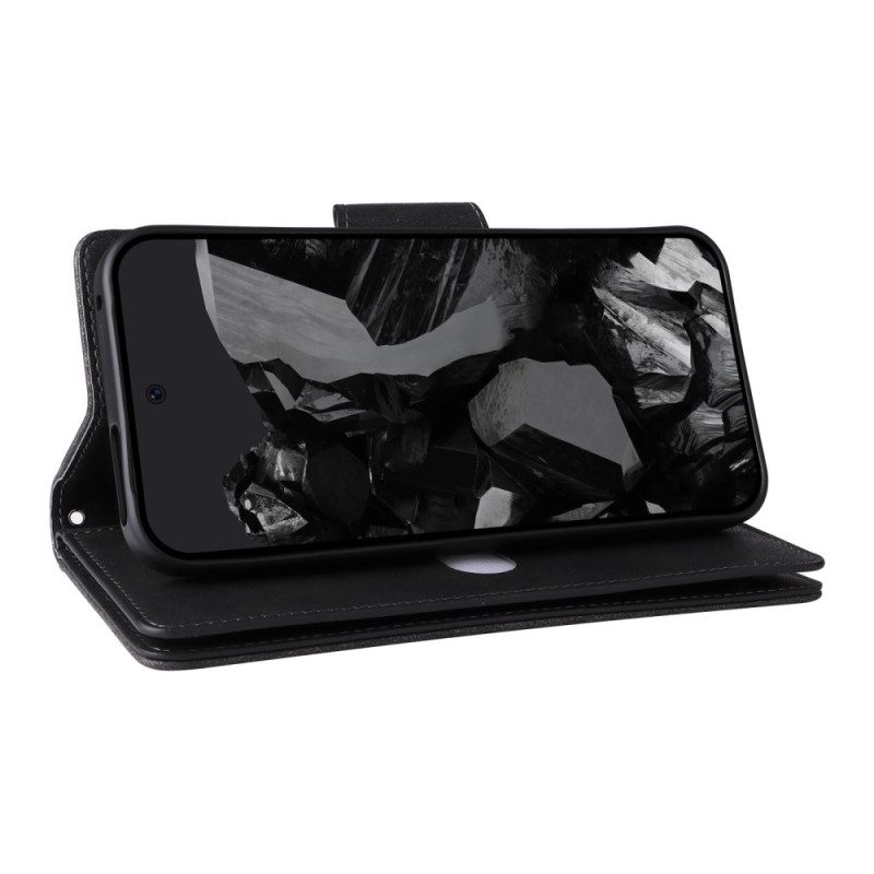 Läderfodral Google Pixel 10 Pro Xl Telefonfodral Plånbok Med Mockaeffekt