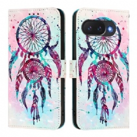 Läderfodral Google Pixel 10a Telefonfodral Färgglad Drömfångare