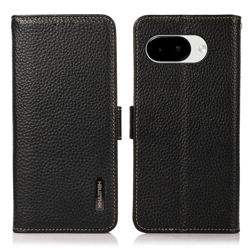 Läderfodral Google Pixel 10a Telefonfodral Rfid-blockerande Läder Khazneh