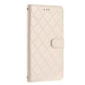 Läderfodral Google Pixel 8 Telefonfodral Quiltad