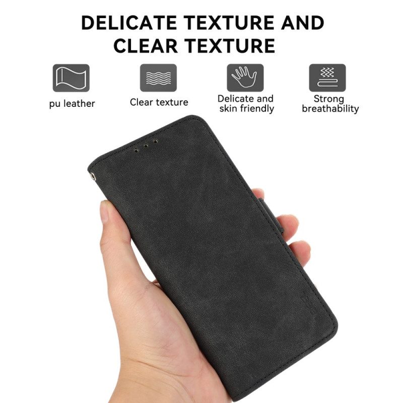 Läderfodral Oneplus 13 Telefonfodral Abeel Mockaeffekt