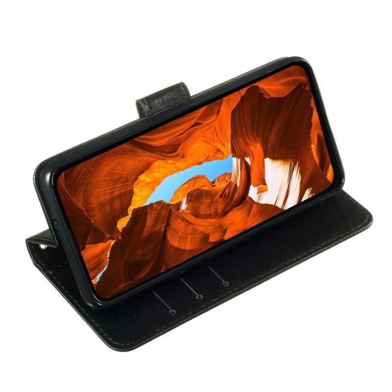 Läderfodral Oneplus 13 Telefonfodral Enfärgad