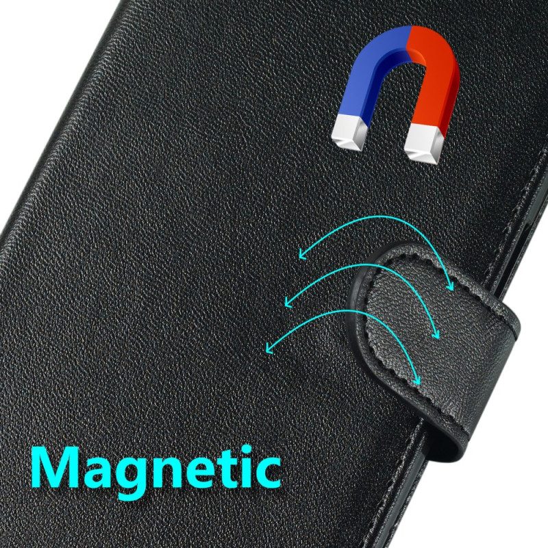 Läderfodral Oneplus 13 Telefonfodral Enfärgad