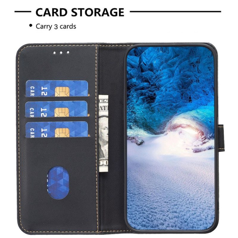 Läderfodral Oneplus 13 Telefonfodral Klassisk Binfen-färg