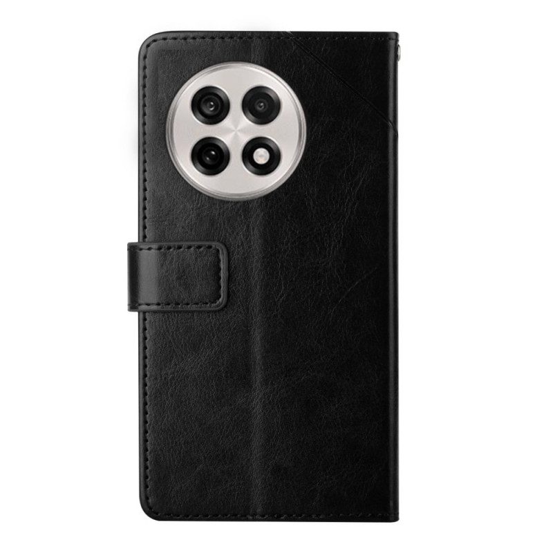 Läderfodral Oneplus 13r Telefonfodral Elegant