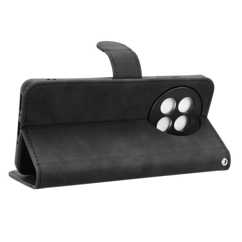 Läderfodral Oneplus 13r Telefonfodral Mockastil