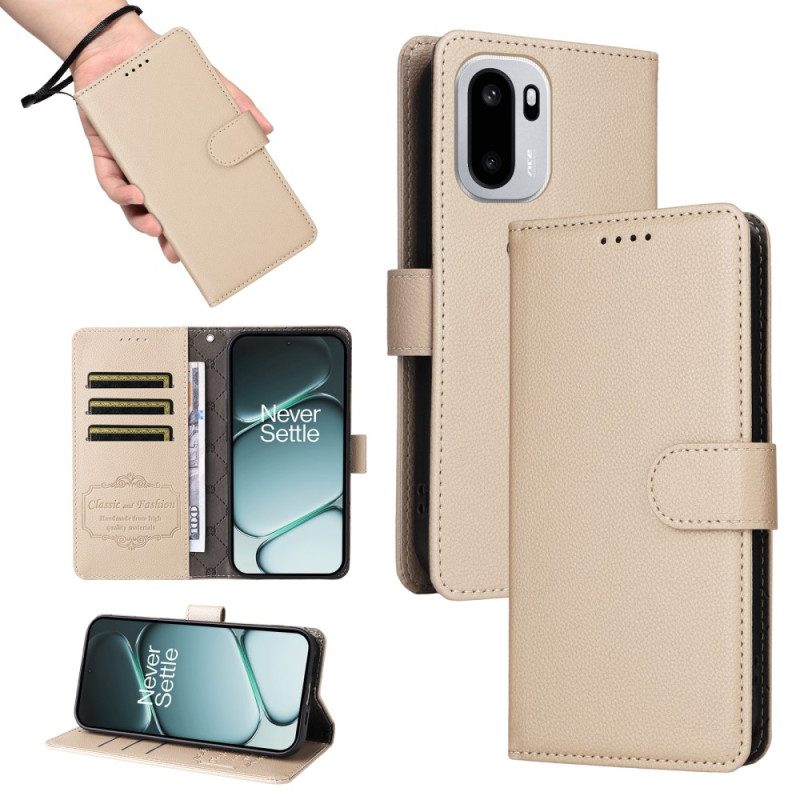 Läderfodral Oneplus 15r Telefonfodral Rfid-blockering