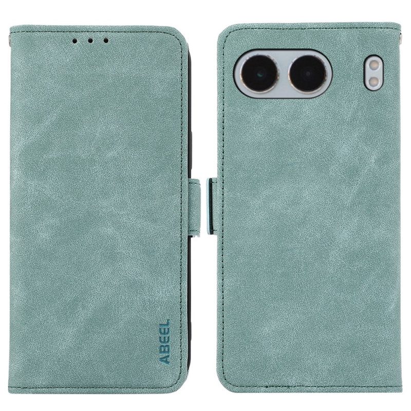 Läderfodral Oneplus Nord 4 Telefonfodral Abeel Rfid-blockering