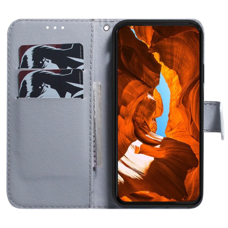 Läderfodral Oneplus Nord 5 Telefonfodral Drömmande Lejon