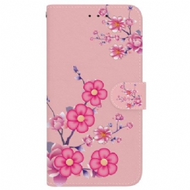 Läderfodral Oneplus Nord 5 Telefonfodral Sakura