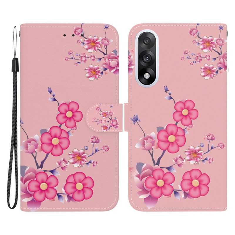 Läderfodral Oneplus Nord 5 Telefonfodral Sakura