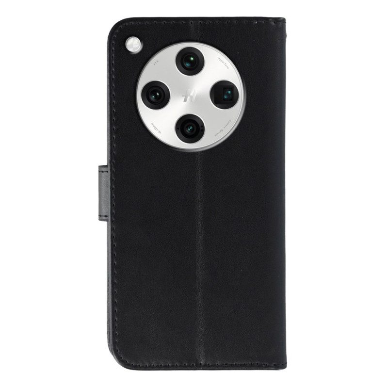 Läderfodral Oppo Find X8 Pro Telefonfodral Läderrem