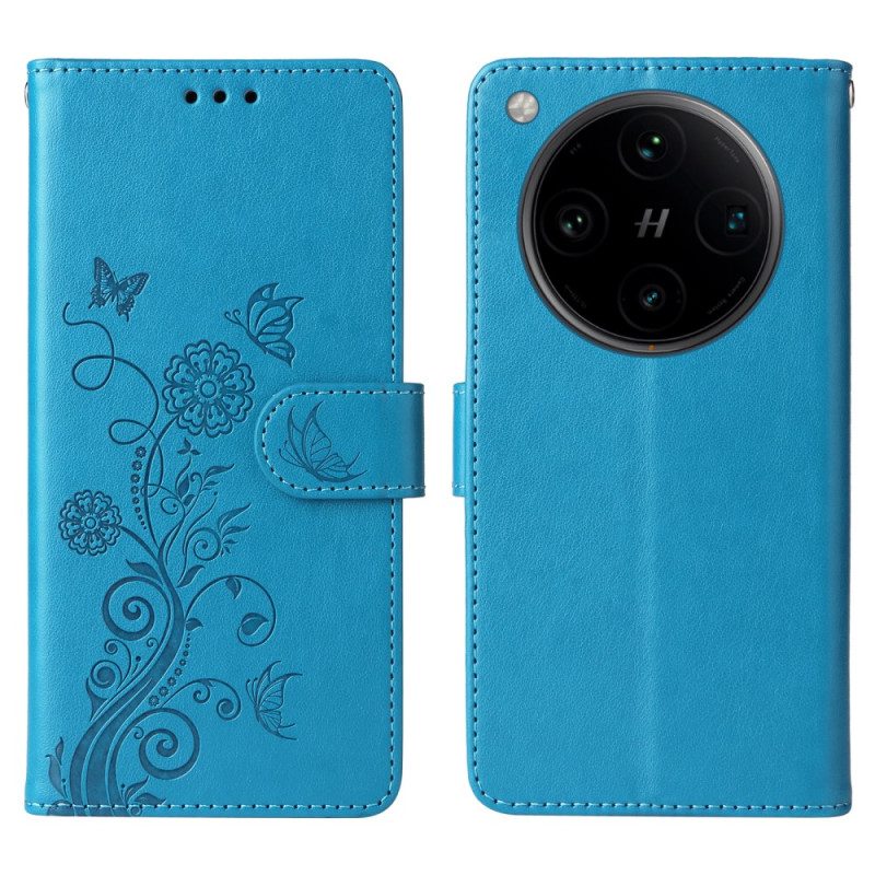 Läderfodral Oppo Find X8 Pro Telefonfodral Tryckt Mönster