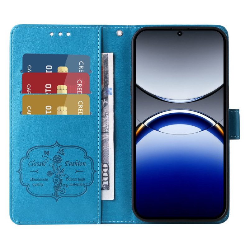 Läderfodral Oppo Find X8 Pro Telefonfodral Tryckt Mönster