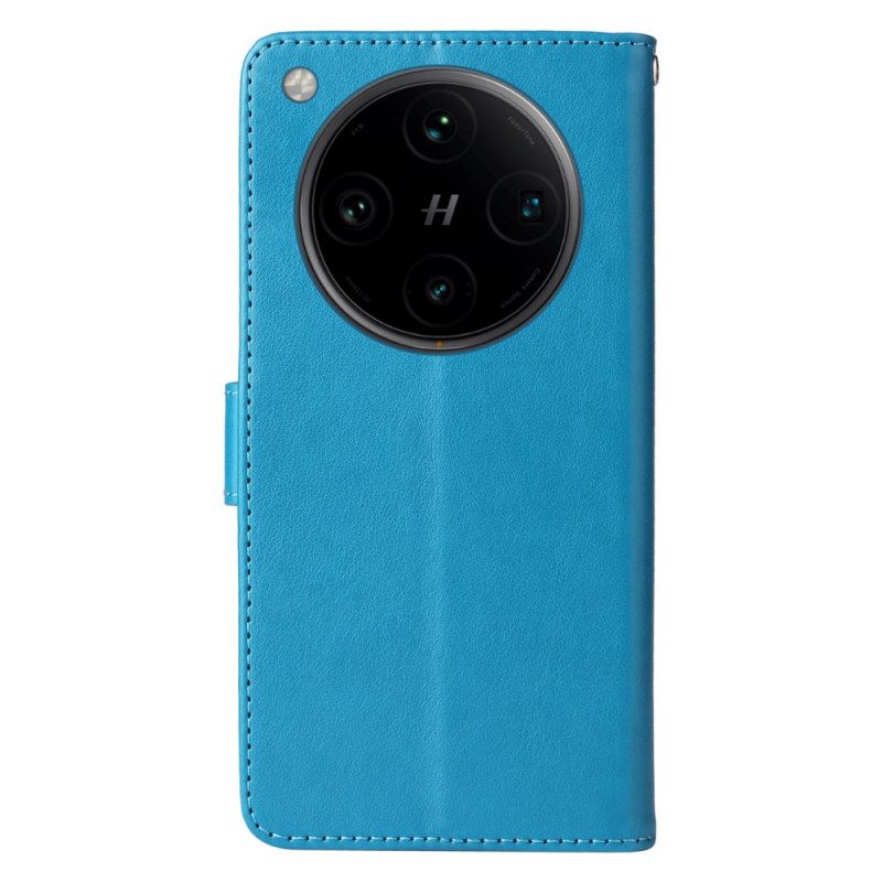 Läderfodral Oppo Find X8 Pro Telefonfodral Tryckt Mönster