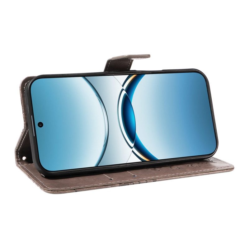 Läderfodral Oppo Find X8 Telefonfodral Jättefjärilar