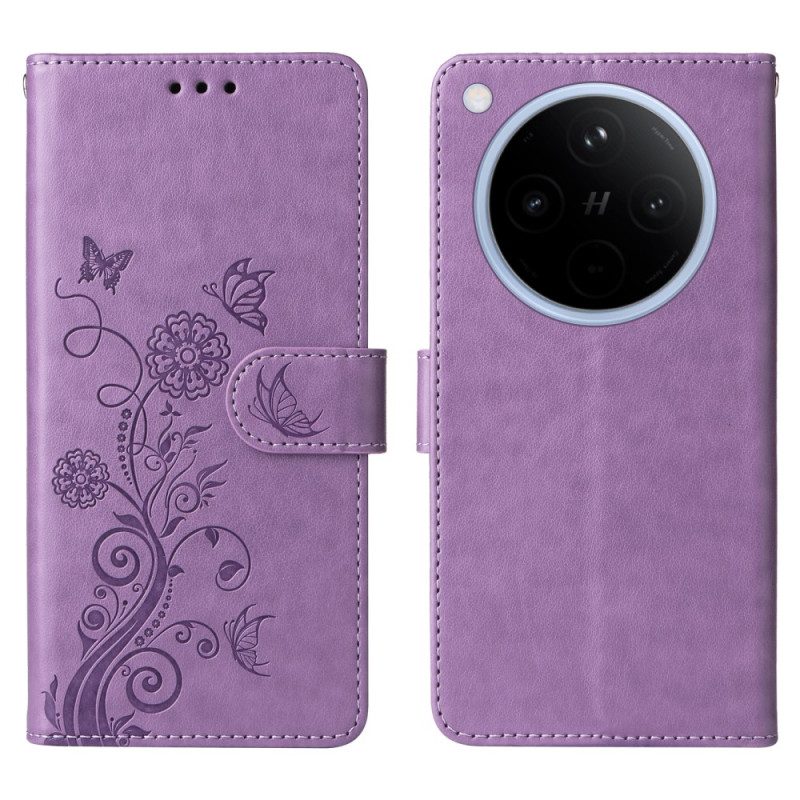 Läderfodral Oppo Find X8 Telefonfodral Tryckt Mönster