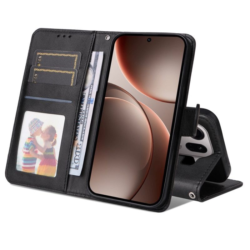 Läderfodral Oppo Find X9 Pro 5g Telefonfodral Lädereffekt