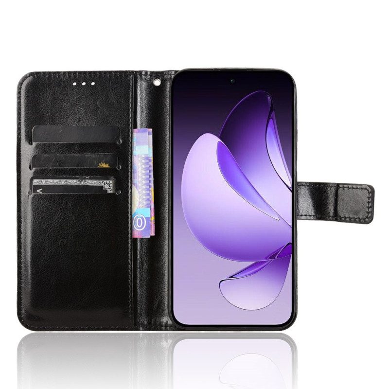Läderfodral Oppo Reno 13 5g Telefonfodral Flashigt Konstläder