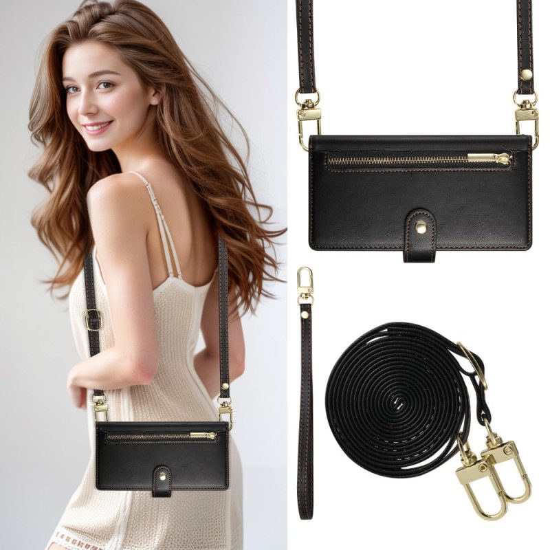 Läderfodral Oppo Reno 13 5g Telefonfodral Plånbok Och Remmar