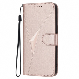 Läderfodral Oppo Reno 14 Pro 5g Telefonfodral Triangulärt Mönster