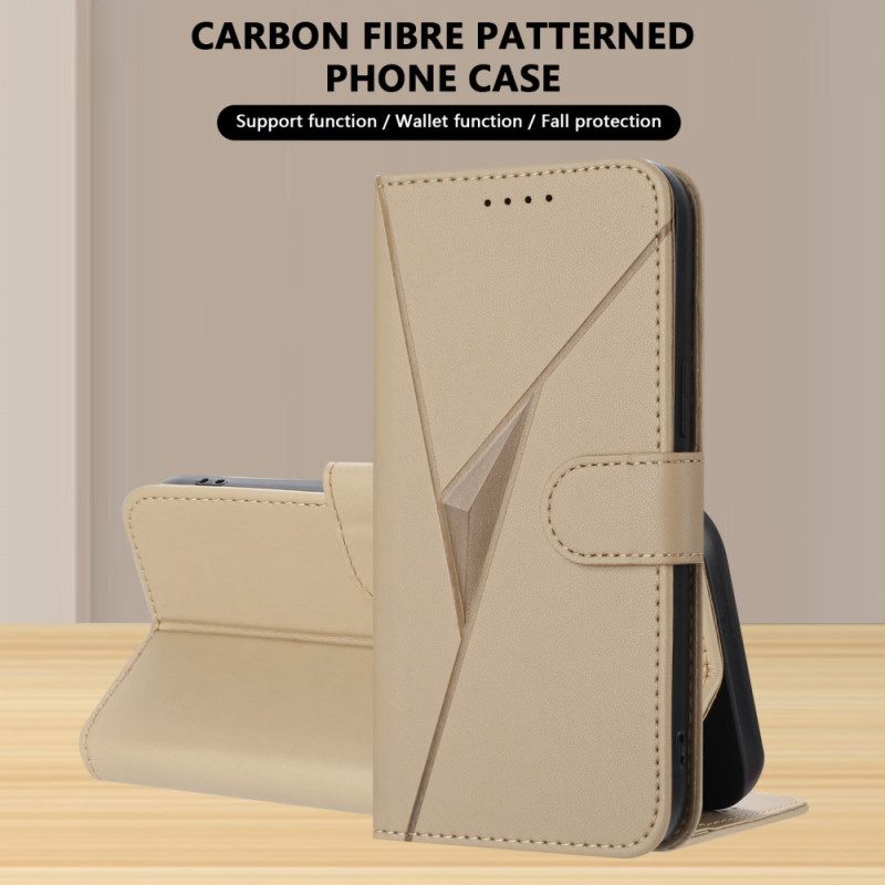 Läderfodral Oppo Reno 14 Pro 5g Telefonfodral Triangulärt Mönster