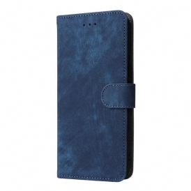 Läderfodral Realme 14 5g Telefonfodral Rfid-skydd Mockaeffekt