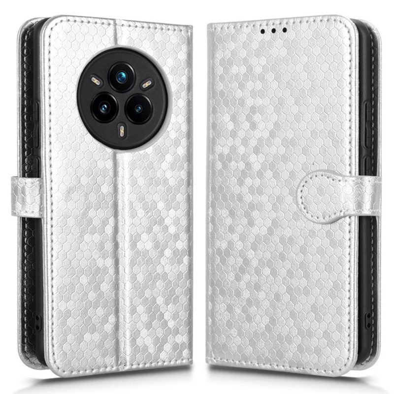 Läderfodral Realme 14 Pro 5g Telefonfodral Glitterprickar