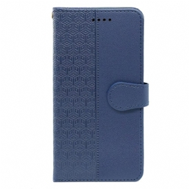 Läderfodral Realme 14 Pro Plus 5g Telefonfodral Kubiskt Mönsterrem