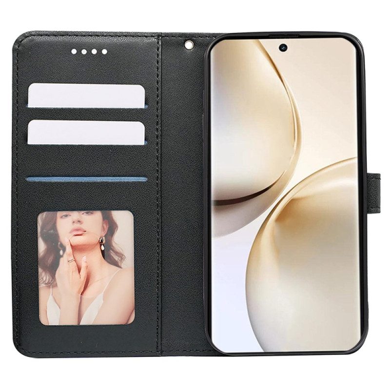 Läderfodral Realme 14 Pro Plus 5g Telefonfodral Kubiskt Mönsterrem