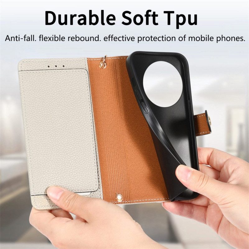 Läderfodral Realme 14 Pro Plus 5g Telefonfodral Myntbörs Och Rfid-skydd