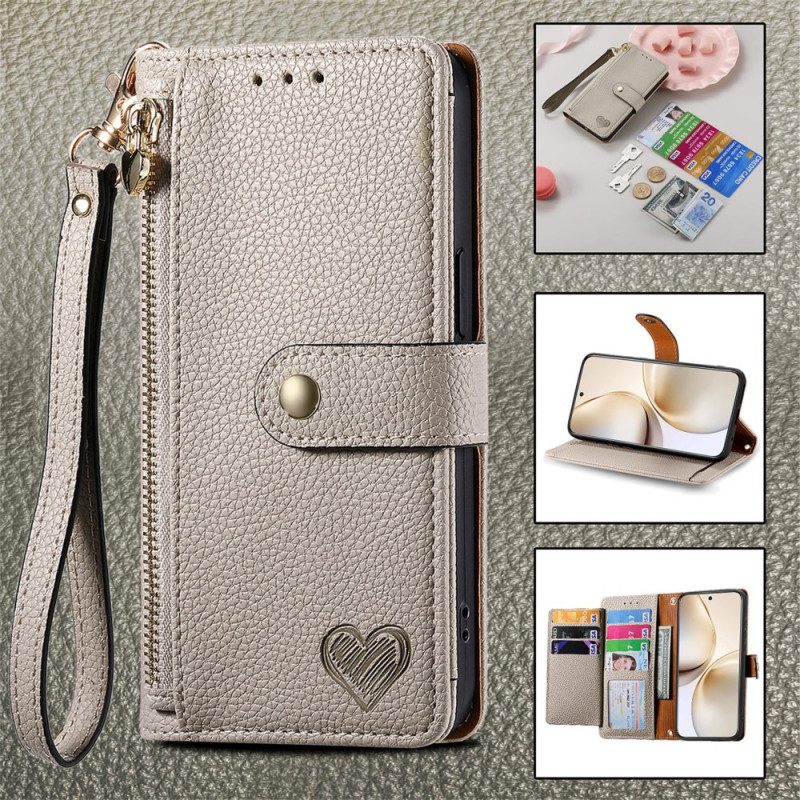 Läderfodral Realme 14 Pro Plus 5g Telefonfodral Myntbörs Och Rfid-skydd