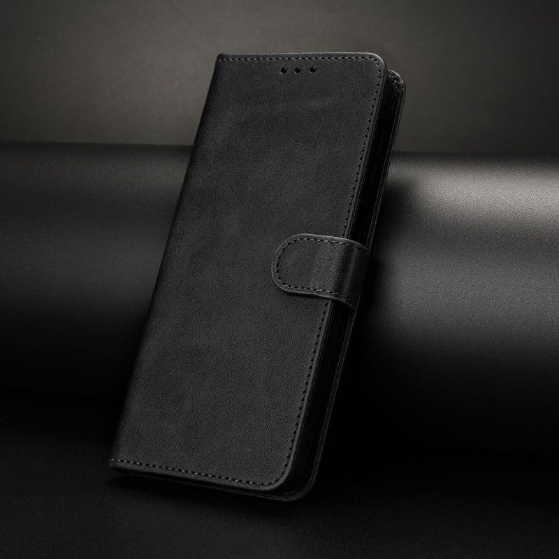 Läderfodral Realme C63 Telefonfodral Matt Effekt Med Rem