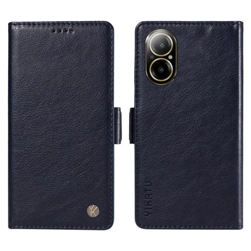 Läderfodral Realme C67 Telefonfodral Yikatu