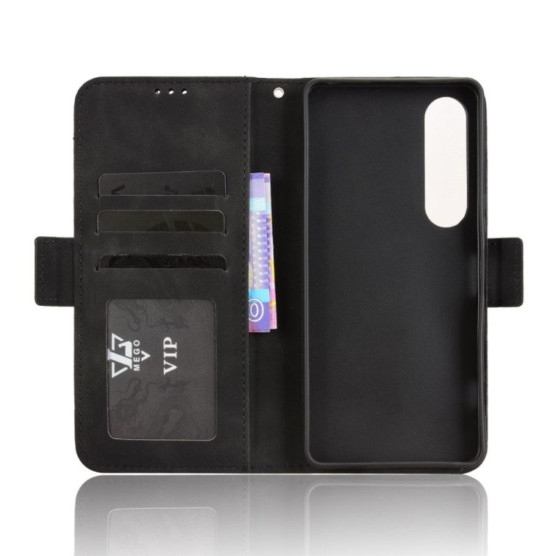 Läderfodral Sony Xperia 1 Vii Telefonfodral Flera Kort