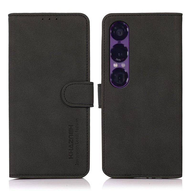 Läderfodral Sony Xperia 1 Vii Telefonfodral Khazneh Design