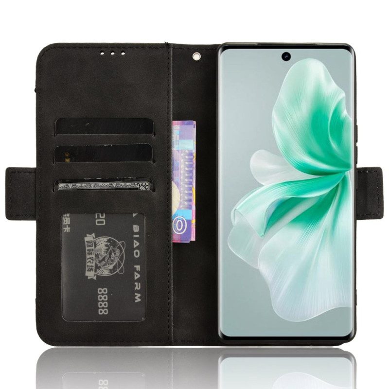 Läderfodral Vivo V30 5g Telefonfodral Flerkort