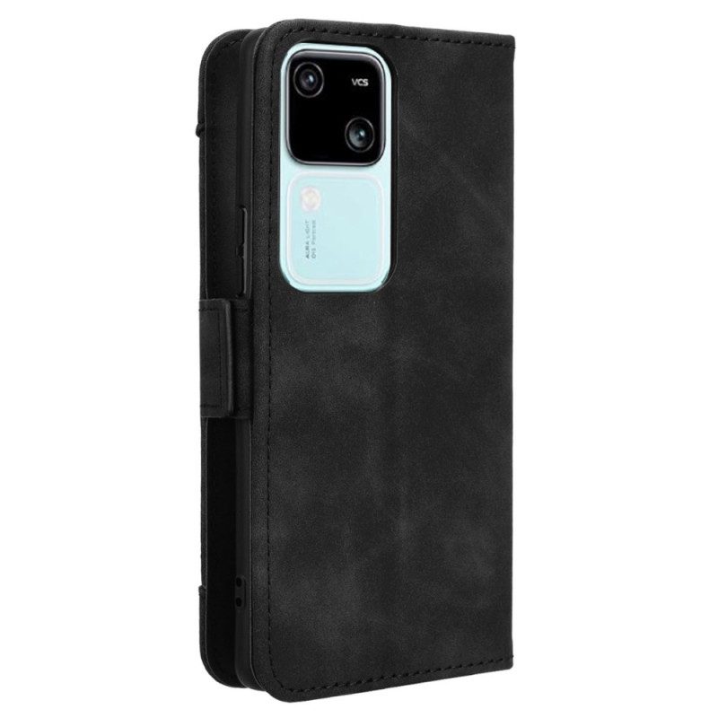 Läderfodral Vivo V30 5g Telefonfodral Flerkort