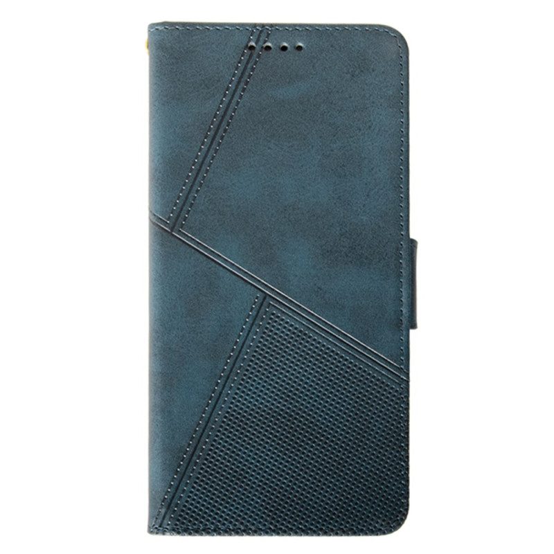 Läderfodral Vivo V30 5g Telefonfodral Geometrisk Idewei
