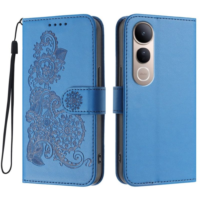 Läderfodral Vivo V50 Lite 5g Telefonfodral Spets