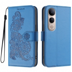 Läderfodral Vivo V50 Lite 5g Telefonfodral Spets