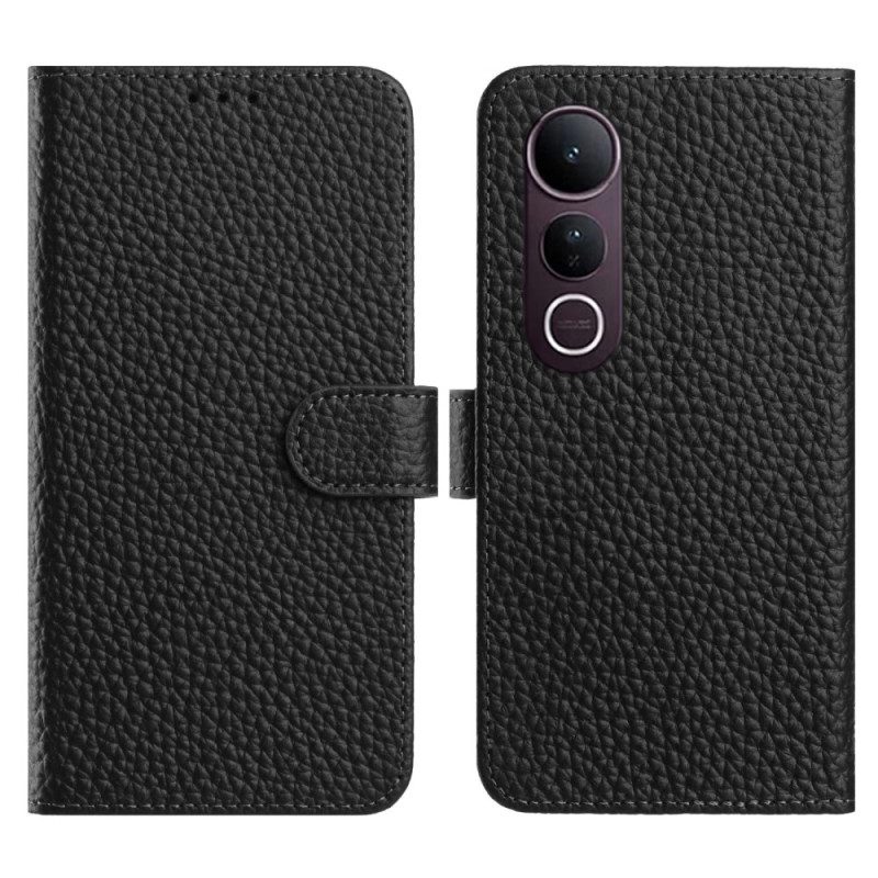 Läderfodral Vivo V50 Lite 5g Telefonfodral Texturerat Läder