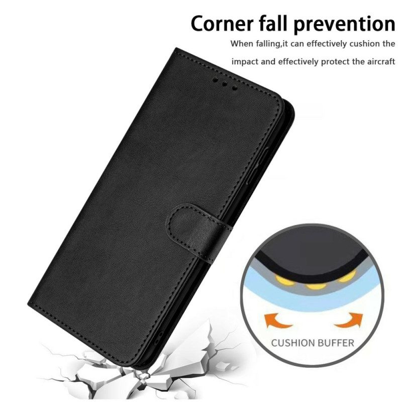 Läderfodral Vivo V60 Lite Telefonfodral Lädereffekt Rem