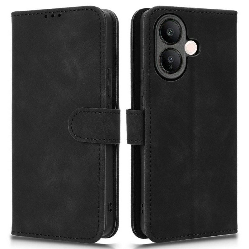 Läderfodral Vivo V60 Lite Telefonfodral Mockaeffekt