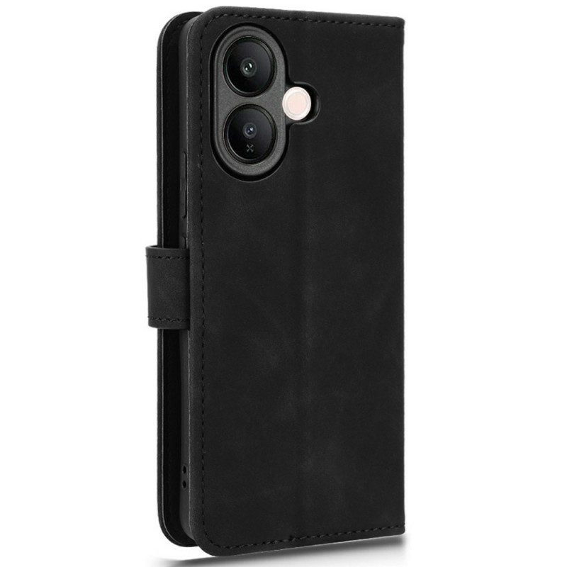 Läderfodral Vivo V60 Lite Telefonfodral Mockaeffekt