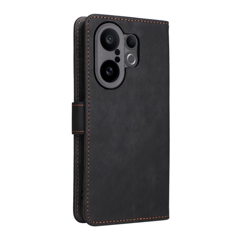 Läderfodral Vivo X200 Fe Telefonfodral Rem I Mockaeffekt