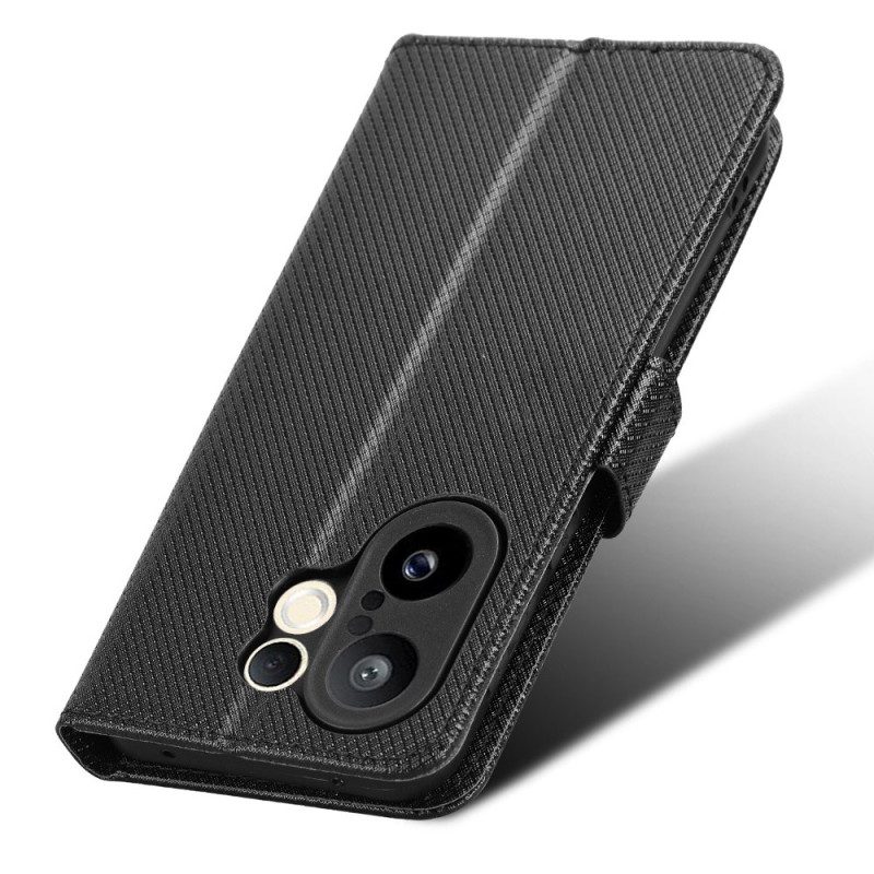 Läderfodral Vivo X200 Fe Telefonfodral Texturerat Konstläder
